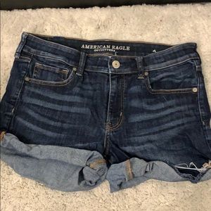 American eagle jean shorts